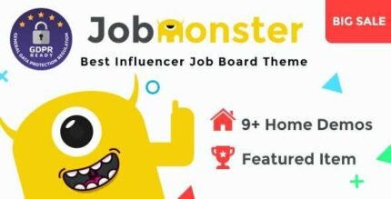 Jobmonster Theme GPL v4.6.8 – Job Board WordPress Theme